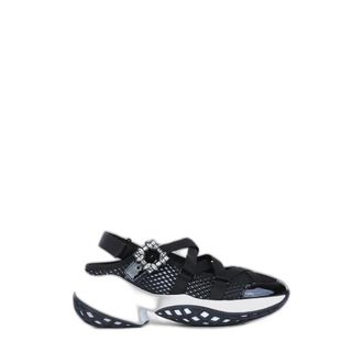 Roger Vivier Sneakers Viv Run con decorazione gioiello - - Shoes - Donna - Nero - 39 EU
