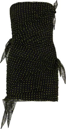 Philosophy di Lorenzo Serafini Kleedjes, Dames, Zwart, S, Leer, Tube Mini Jurk