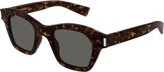 Saint Laurent Sl 592 002 Zonnebrillen - Dames - Zonnebrillen - Bruin - 47 MM - Accessoires