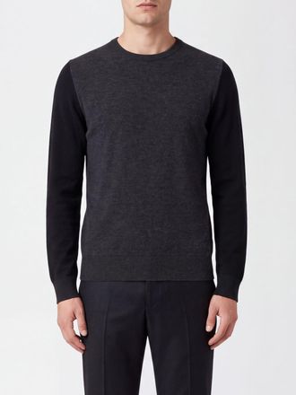 Maison Margiela Maglia girocollo slim fit in pura lana a maniche lunghe