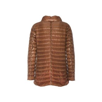 Herno Womens Brown Polyamide Coat Clothing