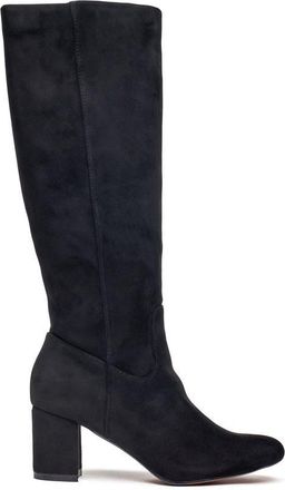 V.Gan Womens Vegan Avocado Knee High Boots - Black - Size UK 4