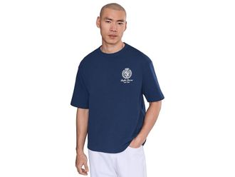 Polo Ralph Lauren Relaxed Fit Jersey Graphic T-Shirt Mens T Shirt Newport Navy : 2XL, Cotton/Jersey