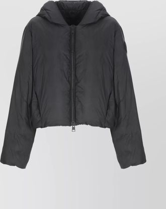 Canada Goose hooded quilted down jacket and pockets