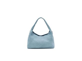 Dune London Deliberate I Us Shoulder Womens Handbags Pale Blue, Faux Leather