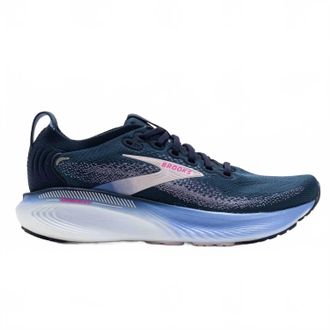 Brooks Womens Adrenaline Gts 25 Running Shoes In Spellbound/blazing Bell/pink