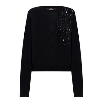 Twinset Cardigan en top set - Dames - Truien - Zwart - Maat: L Tweed