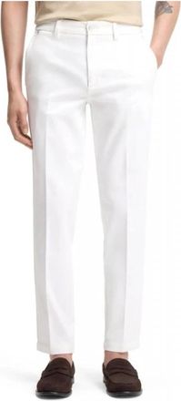 HUGO BOSS H-Kaiton 1 Chinos - Heren - Chinos - Wit - W35 - Katoen - Broeken