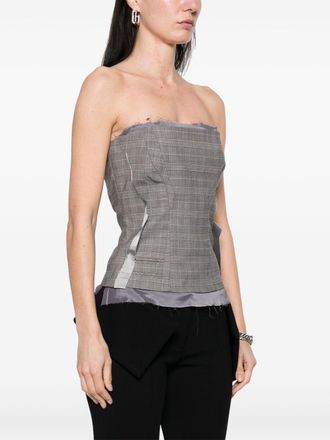 Ottolinger Womens Wool Blend Corset - Grey - Size EU 36 (Womens)