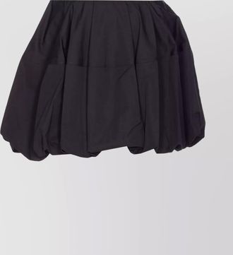 Alaia balloon fit skirt with gathered accents