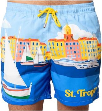 MC2 Saint Barth St-Tropez Zwemshorts - Heren - Strandmode - Veelkleurig - S - Polyester - Badmode