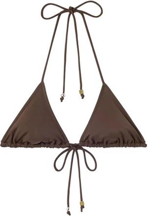 Jacquemus Le Haut de Plage Triangle - Dames - Bikinis - Bruin - M - Badmode