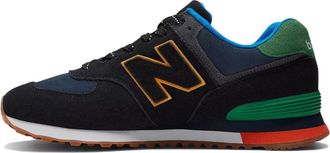 New Balance 574 Black Varsity Green ML574GF2