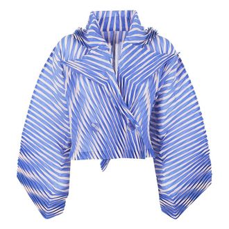 Issey Miyake Mujer, Chaquetas, Azul, Talla: M