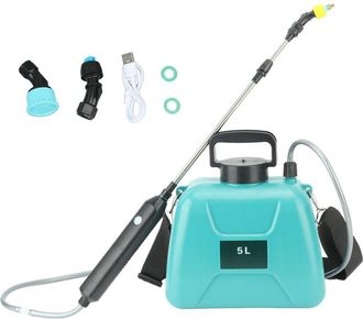 OEM Pulverizador El&eacute;ctrico Con Mango Recargable Por Usb, Mango Pulverizador Alimentado Por Bater&iacute;a De 2400 Mah Para C&eacute;sped Verde