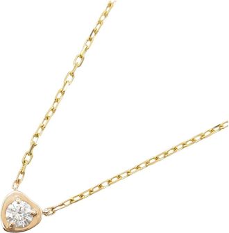 Cartier Cartier dAmour Diamond Heart Rose Gold Necklace