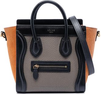Celine Pre-owned Celine Nano Tricolor Leather Luggage Tote Ladies 549IGTKQBP4Q4ZQ6