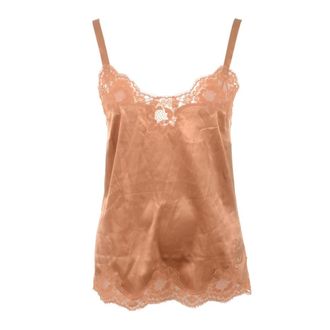 Dolce & Gabbana Lingerie Top - female - Dolce & Gabbana - Sleeveless Tops - Brown - L - Tops