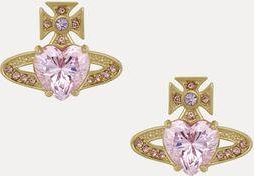 Vivienne Westwood Ariella Earrings Gold-light-pink-cz-violet-light-amethyst-crystal Gold-light-pink-cz-violet-light-amethyst-crystal Women