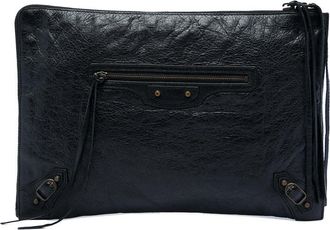 Balenciaga Pre-owned Balenciaga Lambskin Motocross Classic Flat Clutch Ladies 5MKDIGHSI9R6Z6HW