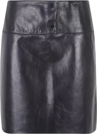 Paloma Wool Rietti leren mini-rok - Grijs