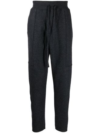 Transit Par-Such drawstring-waist tapered trousers - men - Cotton - L - Blue