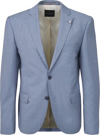 Bugatti Blazer Casual Uomo In Jersey Con Bottoni Effetto Camicia E Tasche Applicate