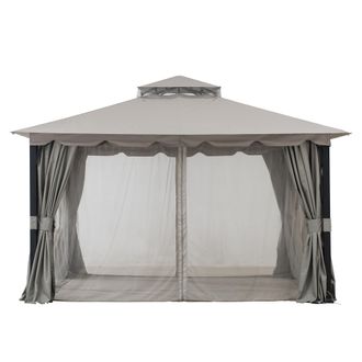 Sunjoy Direct Cenador De Tela Stoj - 336cm X 402cm, Gris