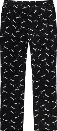 Puma Fleece Lounge Pants in Black /White at Nordstrom Rack, Size X-Large