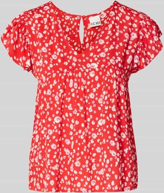 Ichi Blusenshirt aus Viskose Modell MARRAKECH in Rot, Gr&ouml;&szlig;e XS