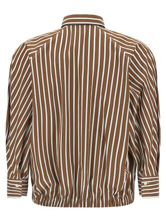 Brunello Cucinelli Womens Brown Cotton Blouse