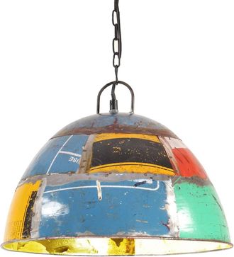 vidaXL L&aacute;mpara Colgante Vintage 25 W Multicolor Redonda 41 Cm E27 Vidaxl