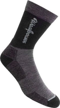 Woolpower Logo Motion Wandersocken - Unisex | grau