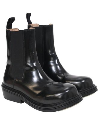 Bottega Veneta Womens Leather Brushed Chelsea Boot (Authentic Pre-Loved)