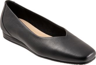 Softwalk Vellore Flat - Multiple Widths Available in Black Tumbled at Nordstrom Rack, Size 10.5