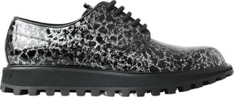 Dolce & Gabbana Derby Lakschoenen van Patentleer - Heren - Veterschoenen - Zwart - 39 EU - Leer - Schoenen