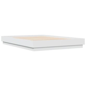 vidaXL Estructura De Cama Con Luces Led Blanco 160x200 Cm Vidaxl