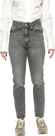 Levi's 80s Mom Jeans - Dames - Slim Fit Jeans - Grijs - W24 L28 - Katoen - Jeans