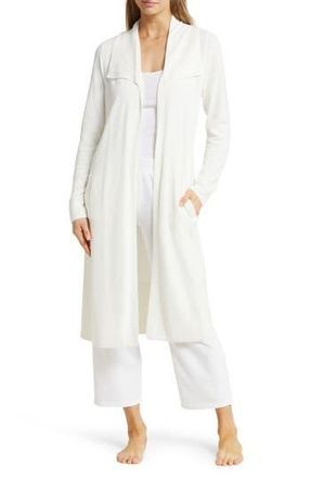 Barefoot Dreams CozyChic Ultra Lite Open Front Cardigan in Pearl at Nordstrom Rack, Size X-Small
