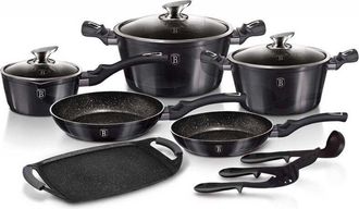 Berlinger Haus Juego De Bater&iacute;a De Cocina Berlingerhaus Bh-6911 Carbon Pro