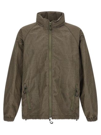 Comme Des Gar&ccedil;ons Green Checked Jacket
