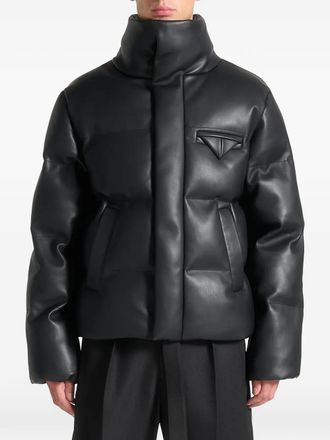 Mani&egrave;re De Voir high-neck jacket - Black