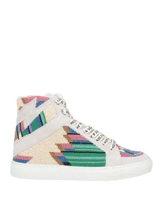 スニーカー Mid Fly On Sneakers - Zadig & Voltaire - Leather - White Zadig & Voltaire High-top sneakers for Women | Online Sale