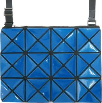 Issey Miyake Black Blue Polyester Nylon Shoulder Bag (Pre-Owned)