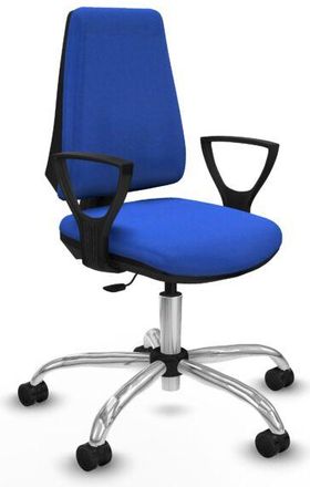 Piqueras y Crespo Piqueras Y Crespo - Elche Cp Bali Azul Brazos Fijos Base Cromada Ruedas Nailon 65mm