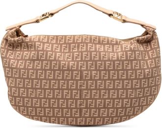 Fendi Pre-owned Fendi Zucchino Canvas Hobo Ladies 15P9WGIV8LVA5MM9