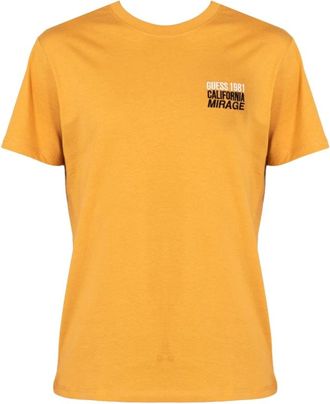 Guess Mirage T-Shirt - - Tops - Uomo - Arancione - S