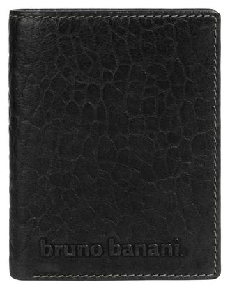 Bruno Banani Geldb&ouml;rse BRUNO BANANI, Herren, schwarz, Leder, Kleinlederwaren Geldb&ouml;rse, echt Leder