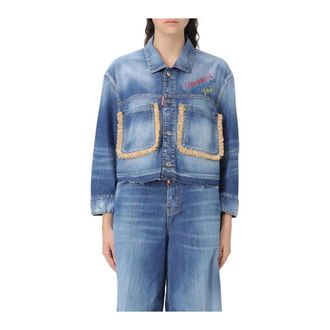 Dsquared2 Mujer, Chaquetas, Azul, Talla: S