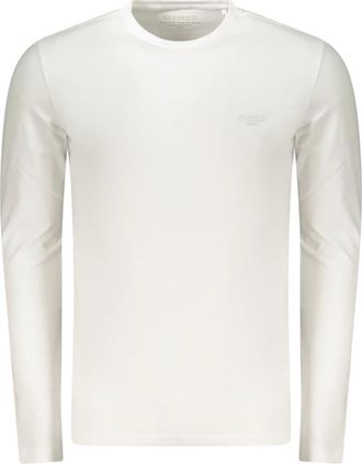 Guess Hombre, Camisetas, Blanco, Talla: L